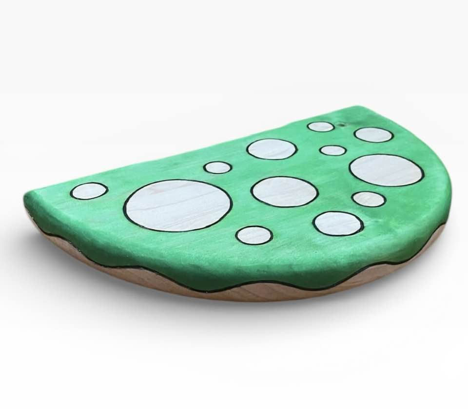 Mushroom Top Floating Wall Shelf