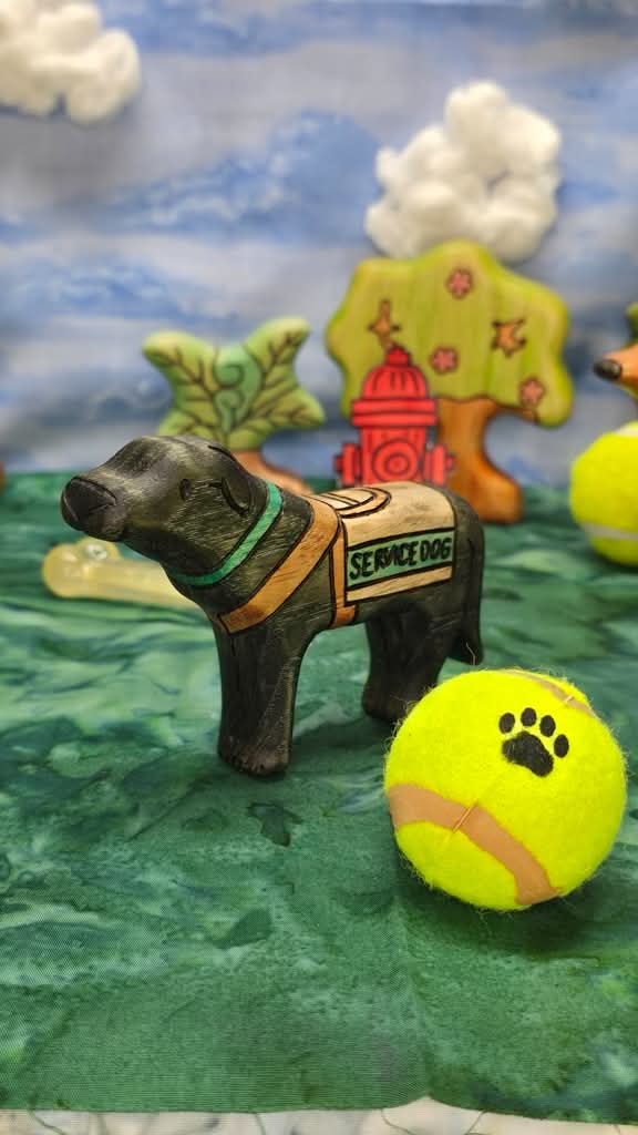 PREORDER - Service Labrador Dog with Harness