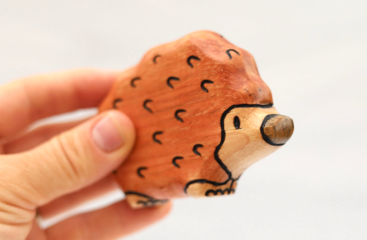 Wooden Hedgehog Toy