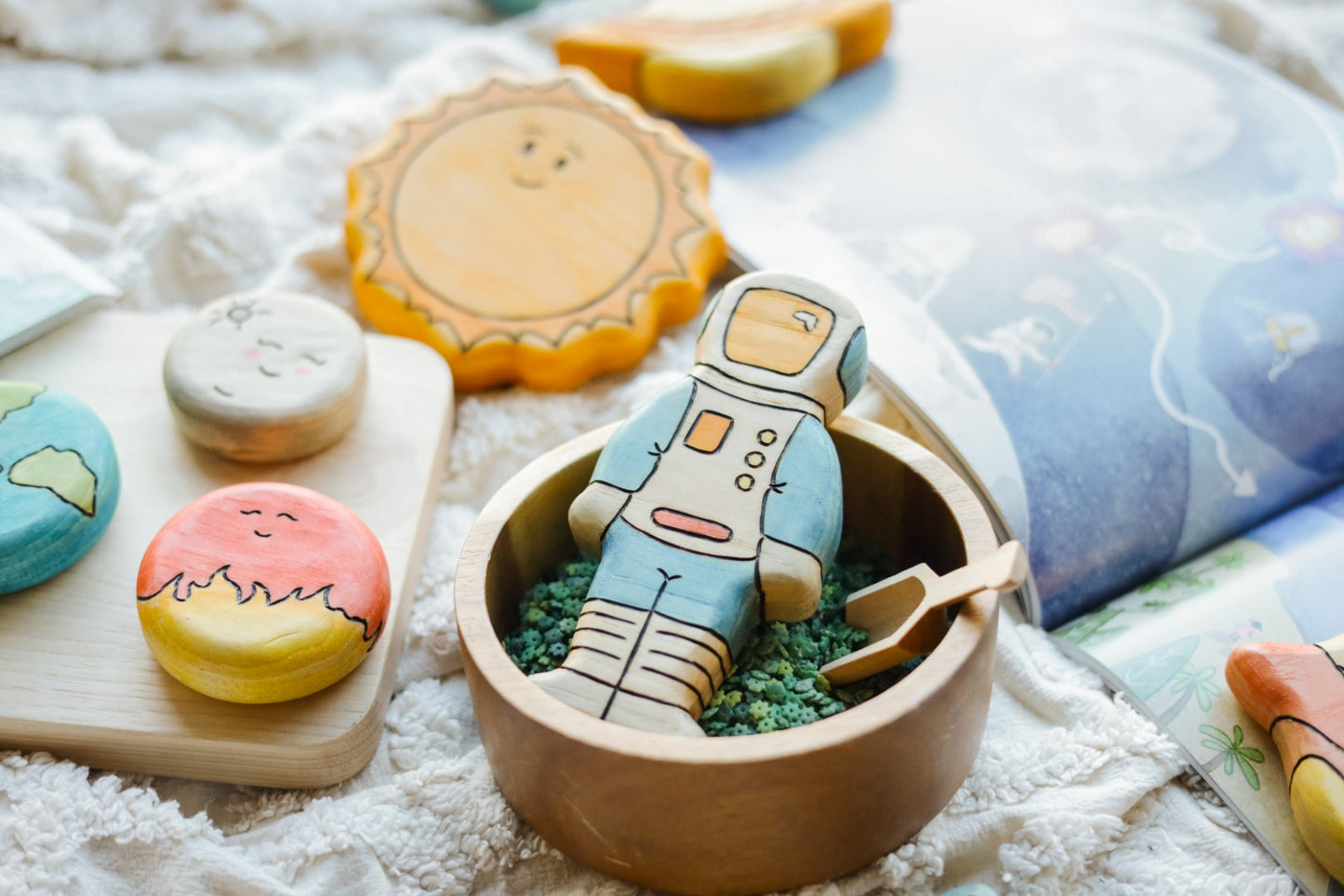 Wooden Space Explorers Astronaut Space Man