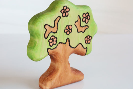 Wooden Flowering Hibiscus Bush Playscape Toy