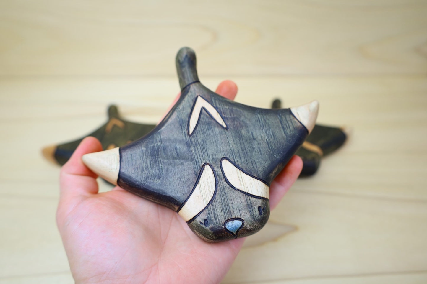 Wooden Giant Manta Ray Toy