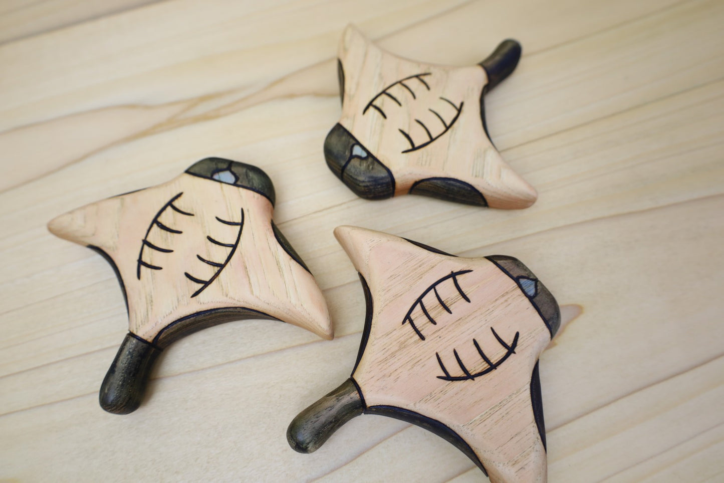 Wooden Giant Manta Ray Toy