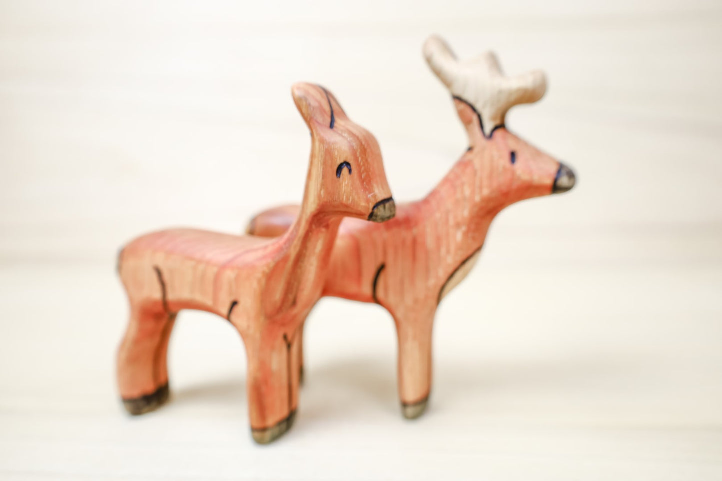Wooden Deer Toy- Buck Or Doe