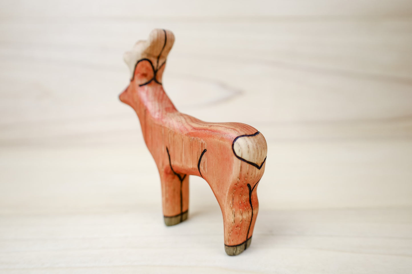 Wooden Deer Toy- Buck Or Doe
