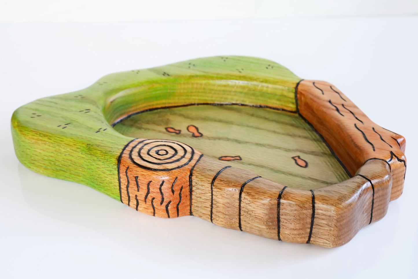 PREORDER Wooden Pond Tray- Made From Red Oak