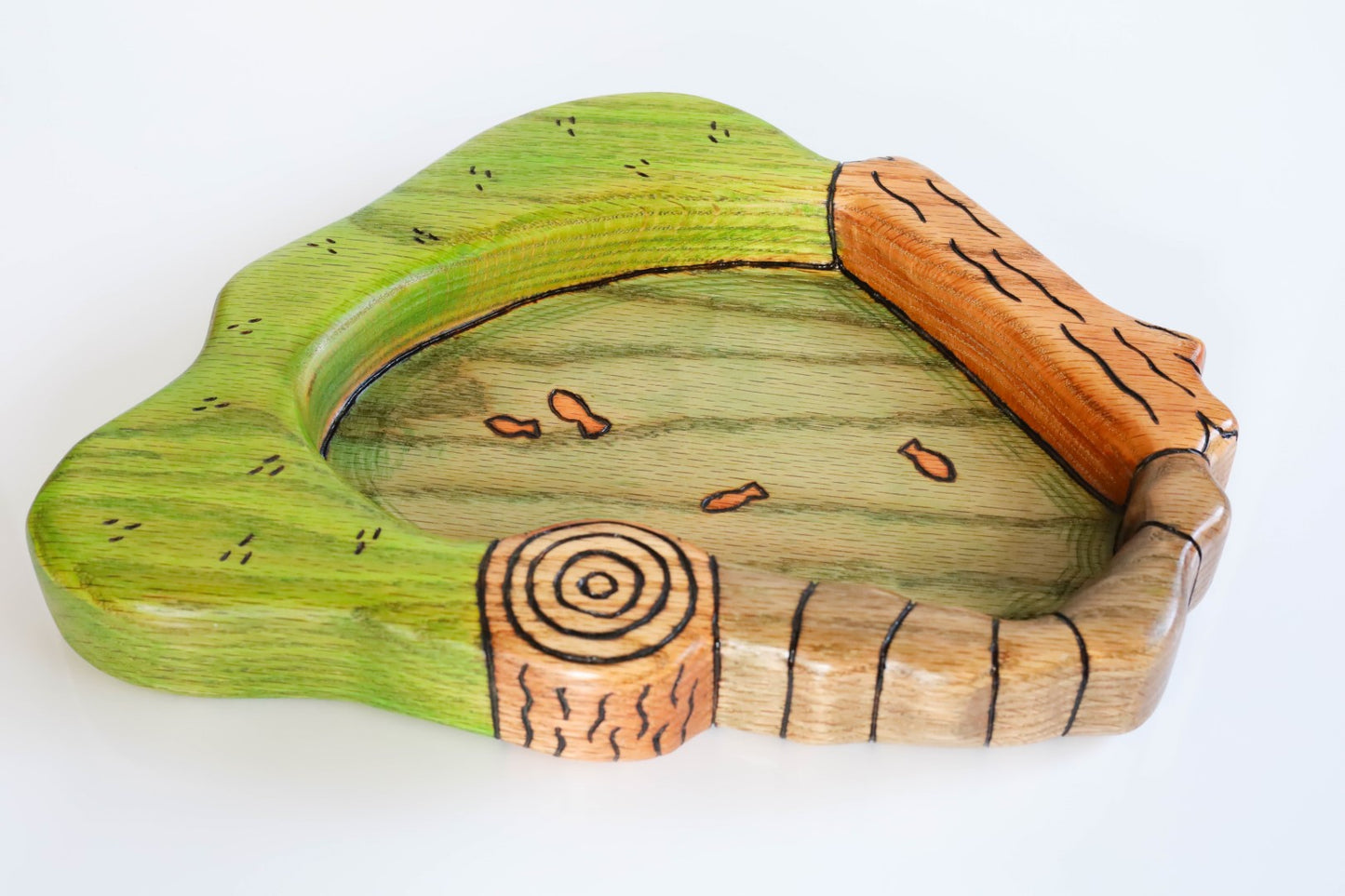 PREORDER Wooden Pond Tray- Made From Red Oak