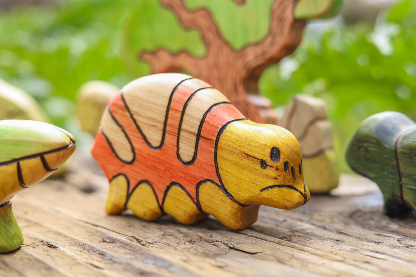Wooden Garden Spider Toy