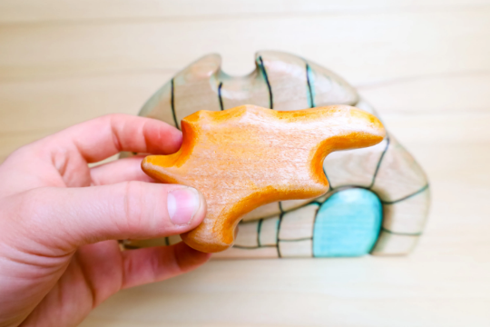 Wooden Igloo Stacking Puzzle Toy