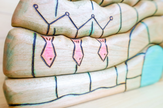 Wooden Igloo Stacking Puzzle Toy