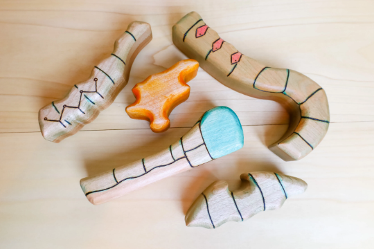 Wooden Igloo Stacking Puzzle Toy