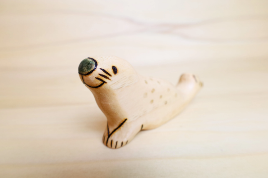 Wooden Seal Or Seal Pup Toy