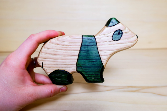 Wooden Panda Toy