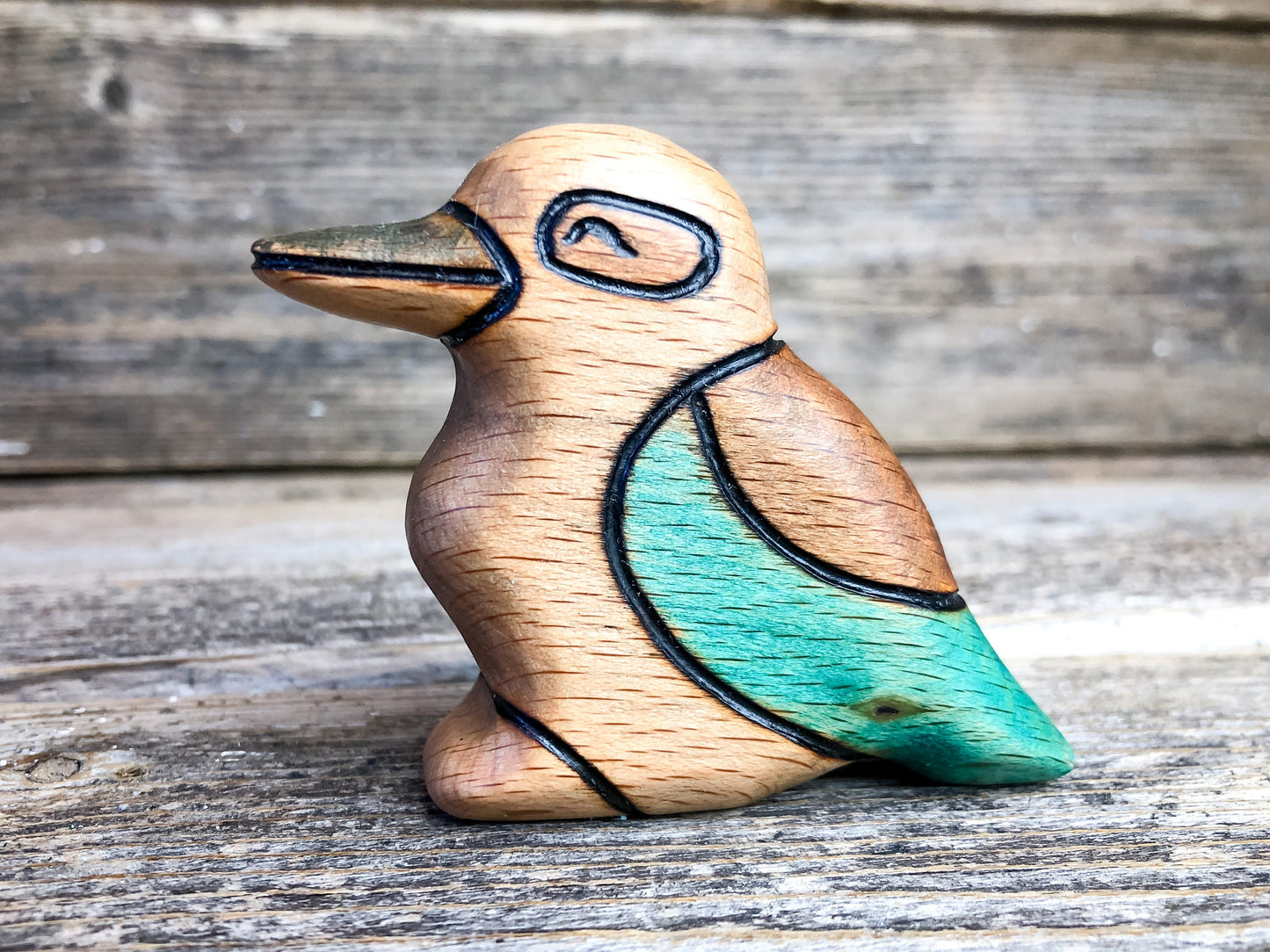 Wooden Kookaburra Toy