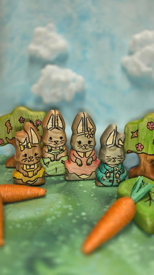 Custom Bunny Family - Made to Order