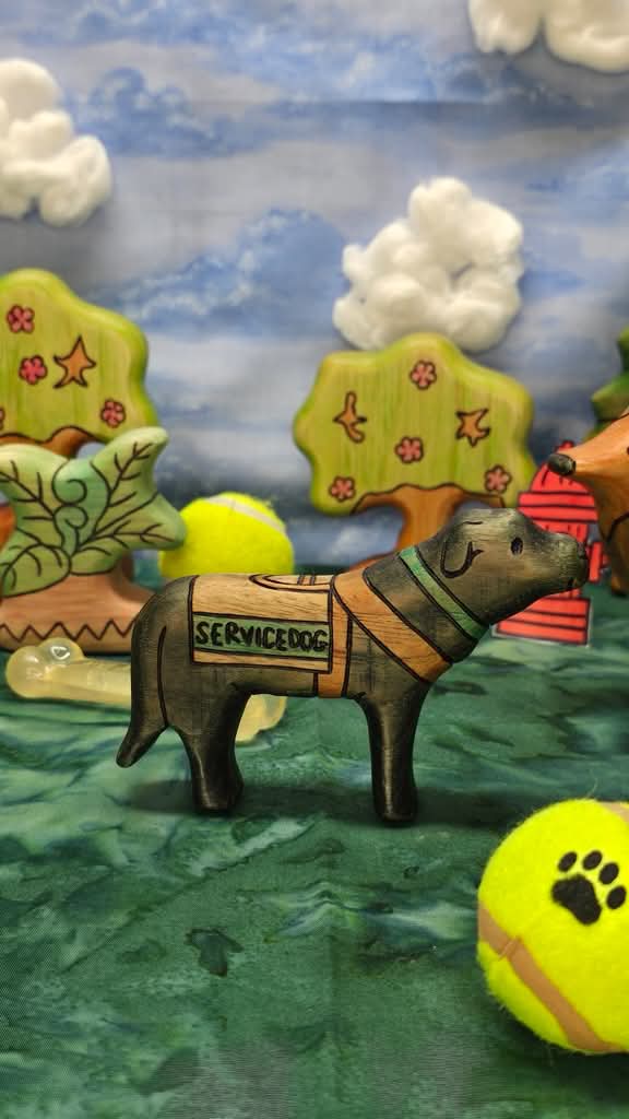PREORDER -  Service Labrador Dog with Harness