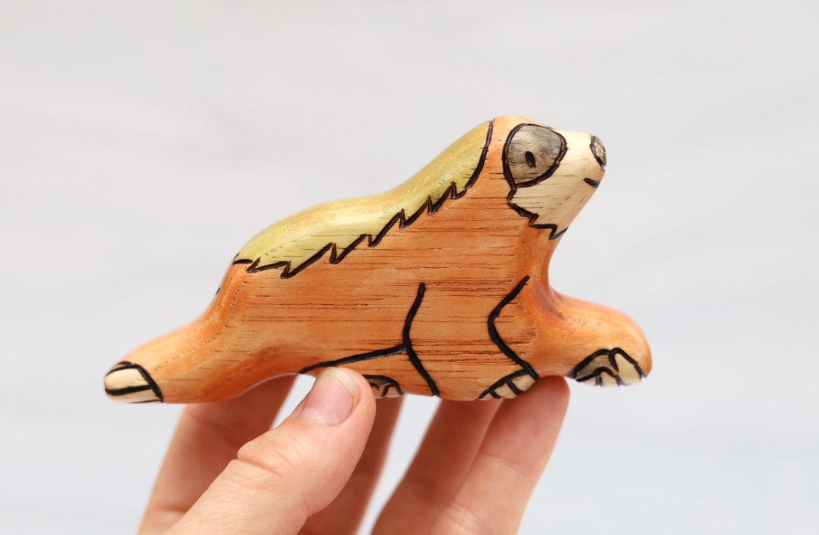 Wooden Sloth Toy