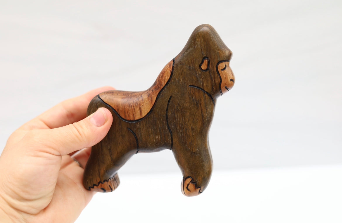 Wooden Gorilla Toy