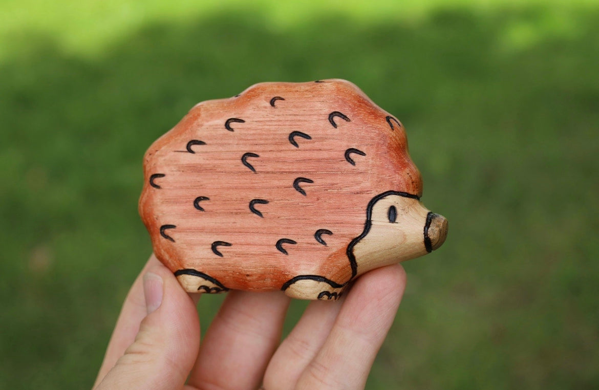 Wooden Hedgehog Toy