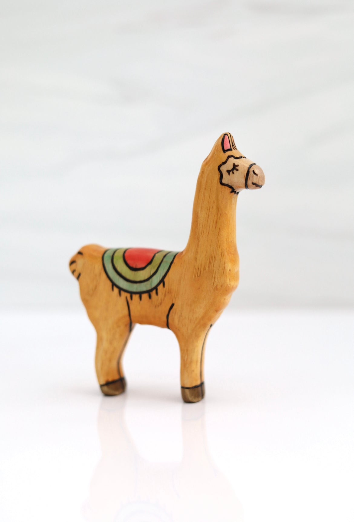 Wooden Lama Toy