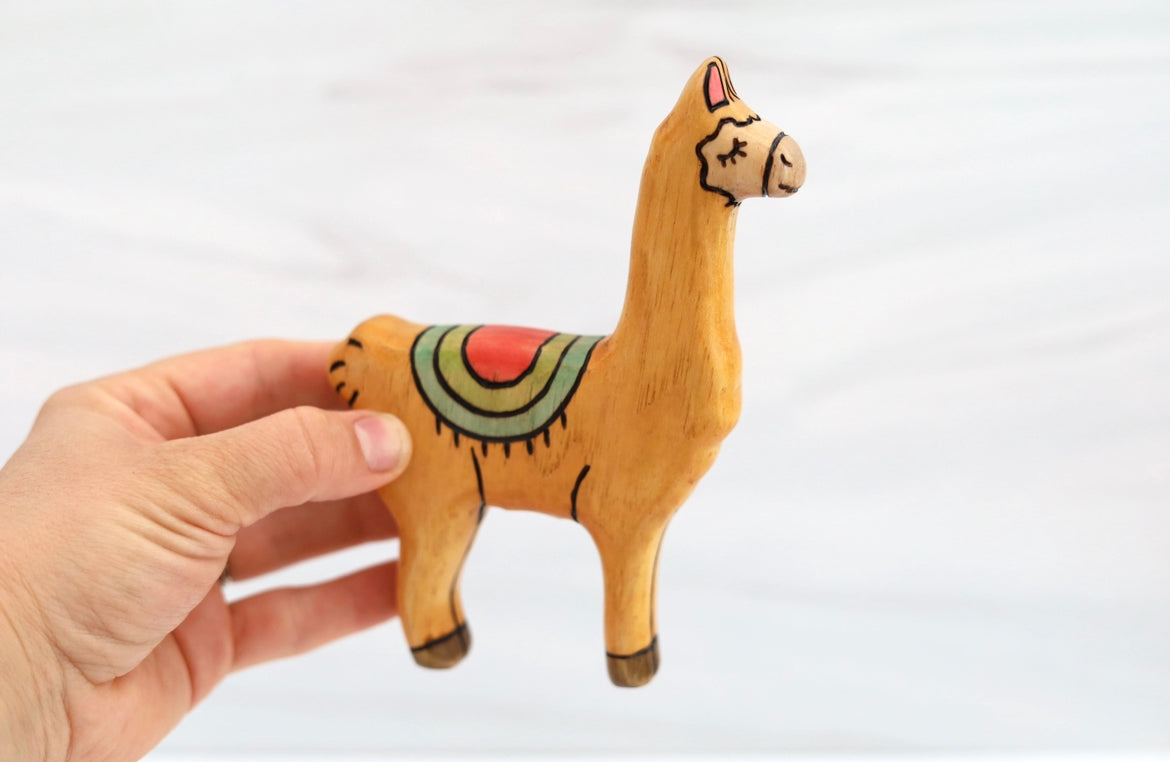 Wooden Lama Toy