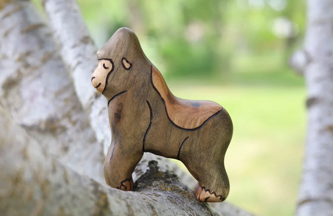 Wooden Gorilla Toy