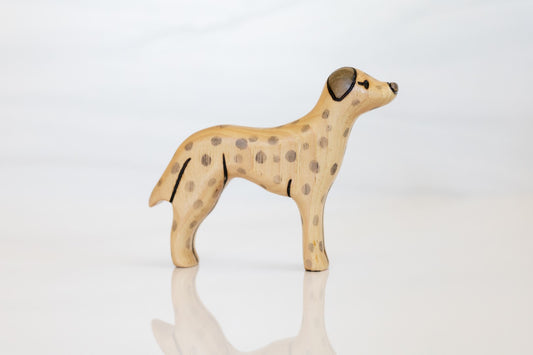 Wooden Dalmatian Toy Dog