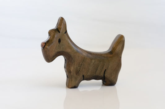 Wooden Scottie Dog Scottish Terrier Toy