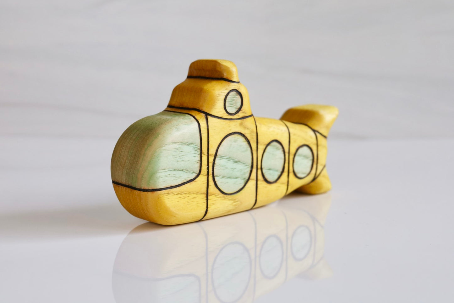 Wooden Submarine Toy