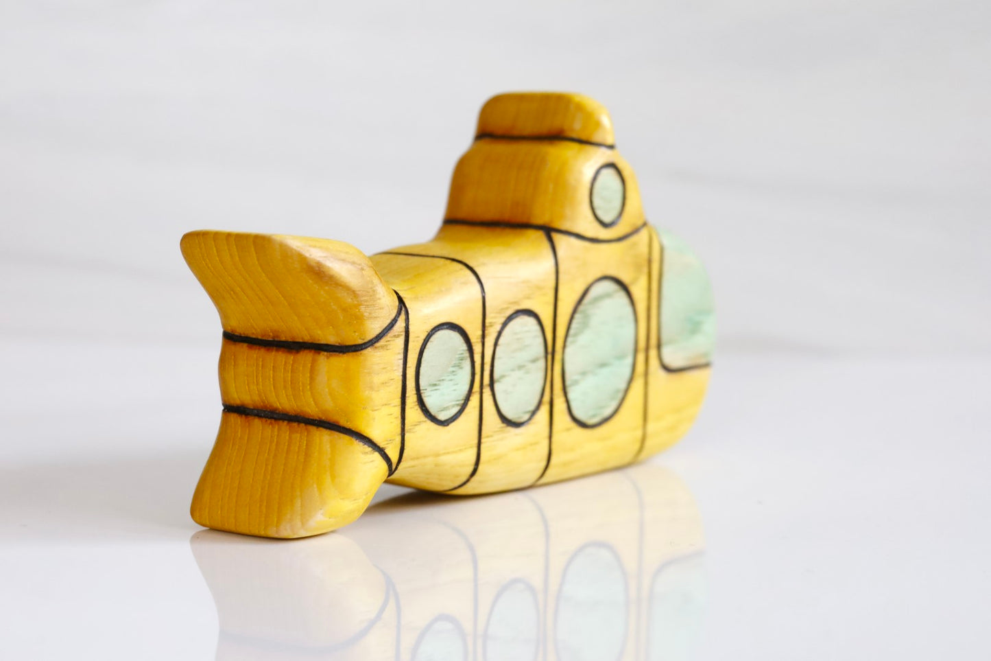 Wooden Submarine Toy