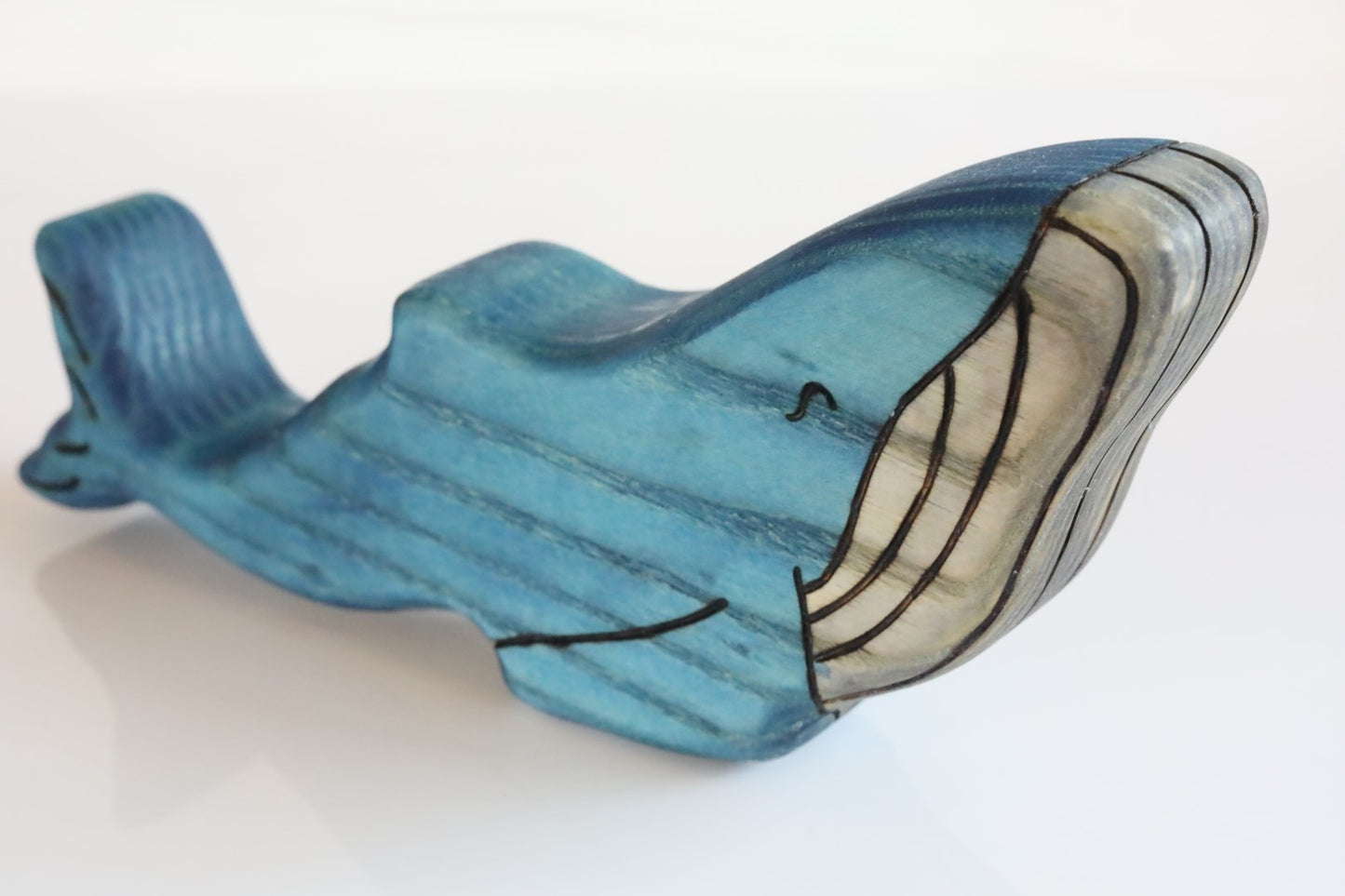 Wooden Humpback Whale Toy