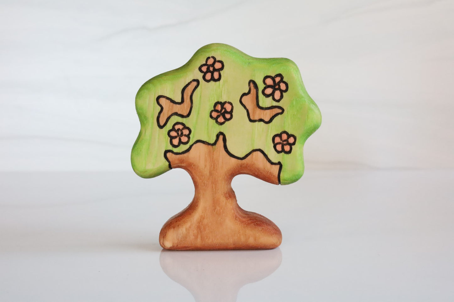 Wooden Flowering Hibiscus Bush Playscape Toy