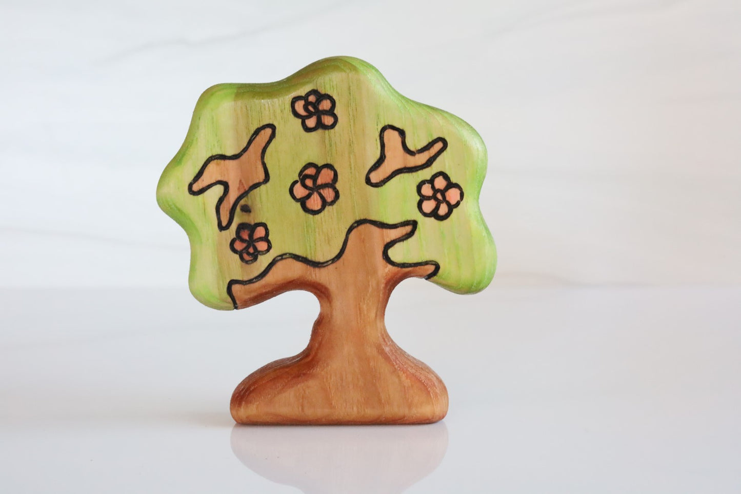 Wooden Flowering Hibiscus Bush Playscape Toy