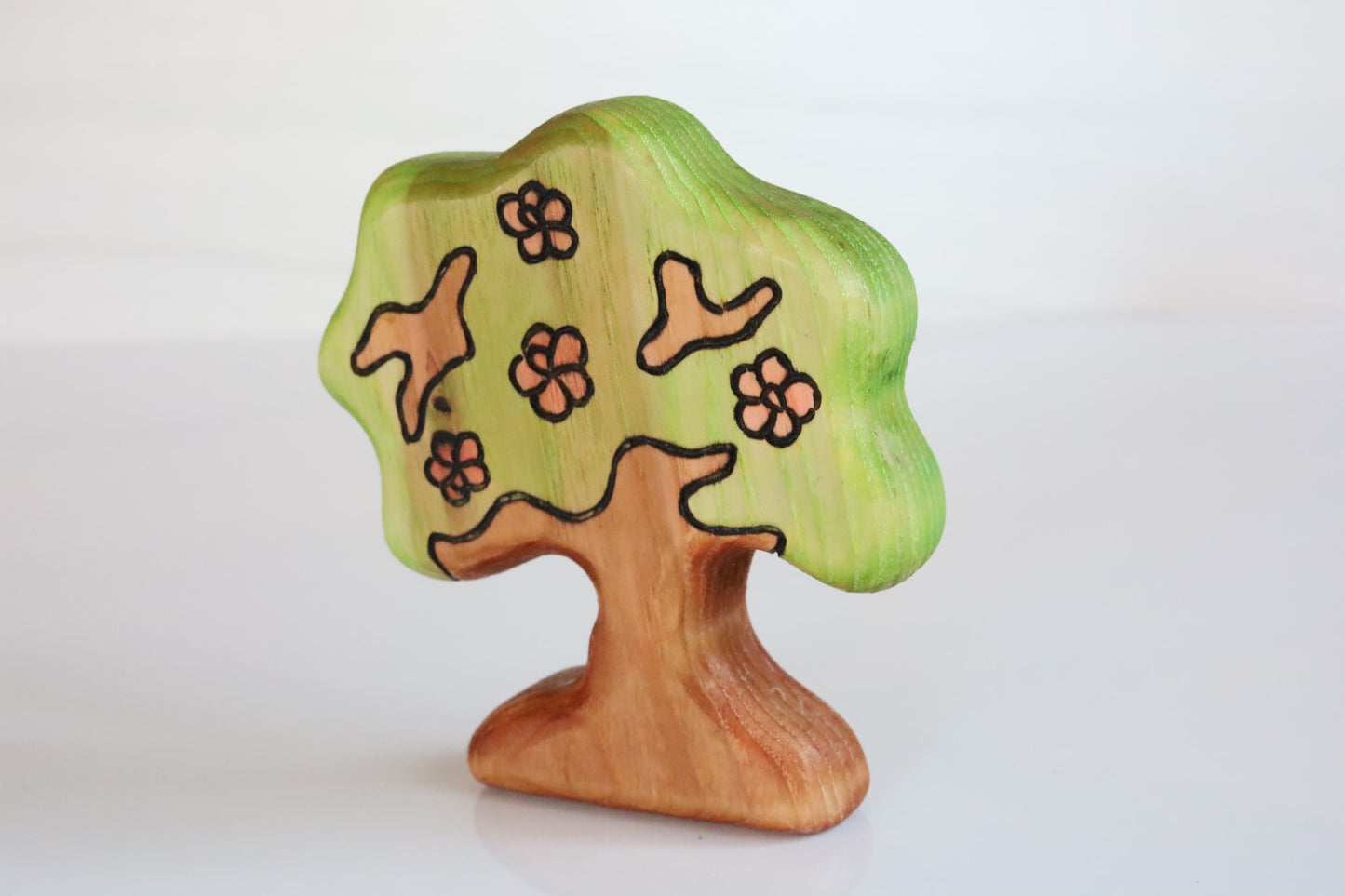 Wooden Flowering Hibiscus Bush Playscape Toy