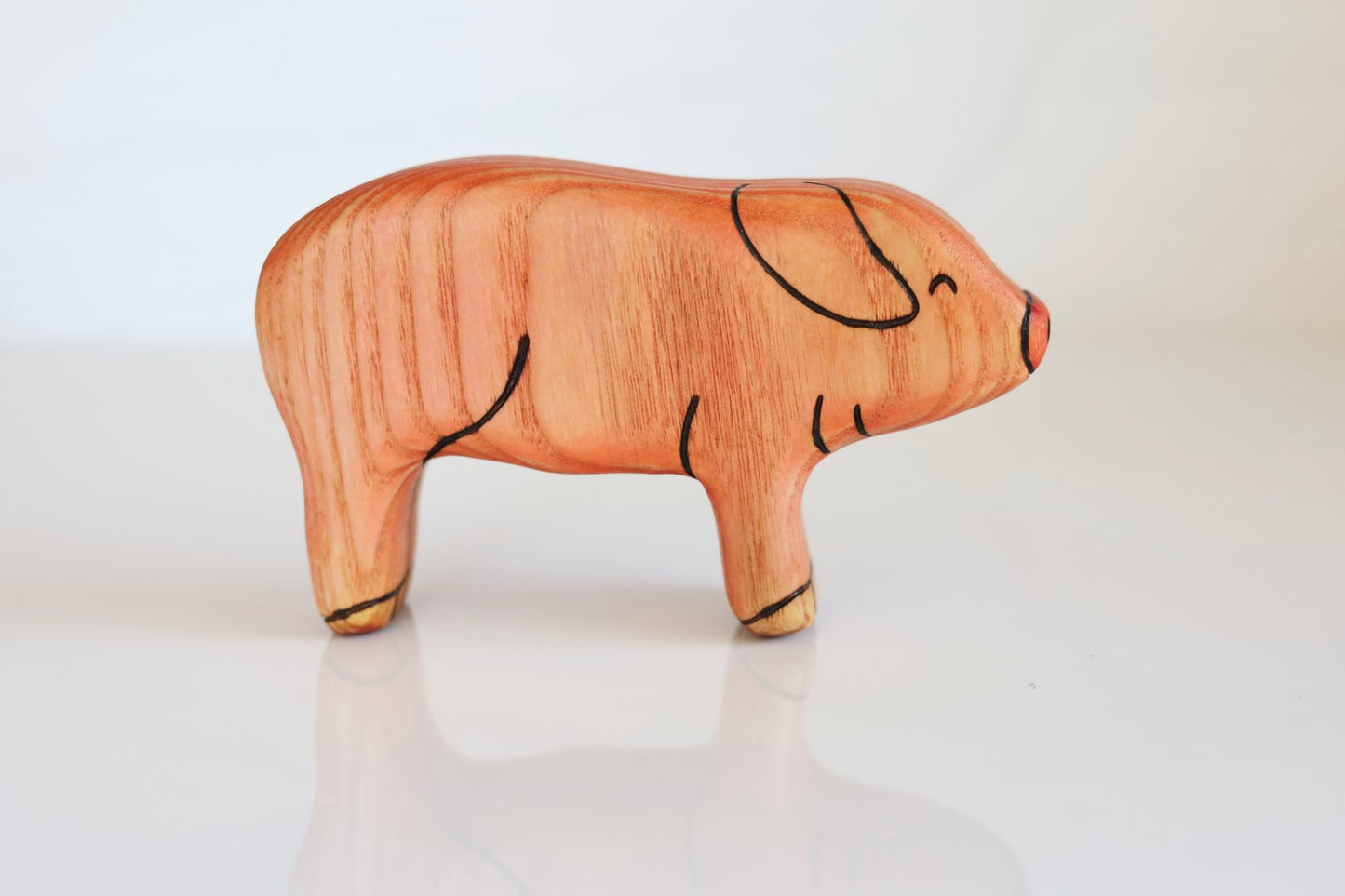 Wooden Pig Toy