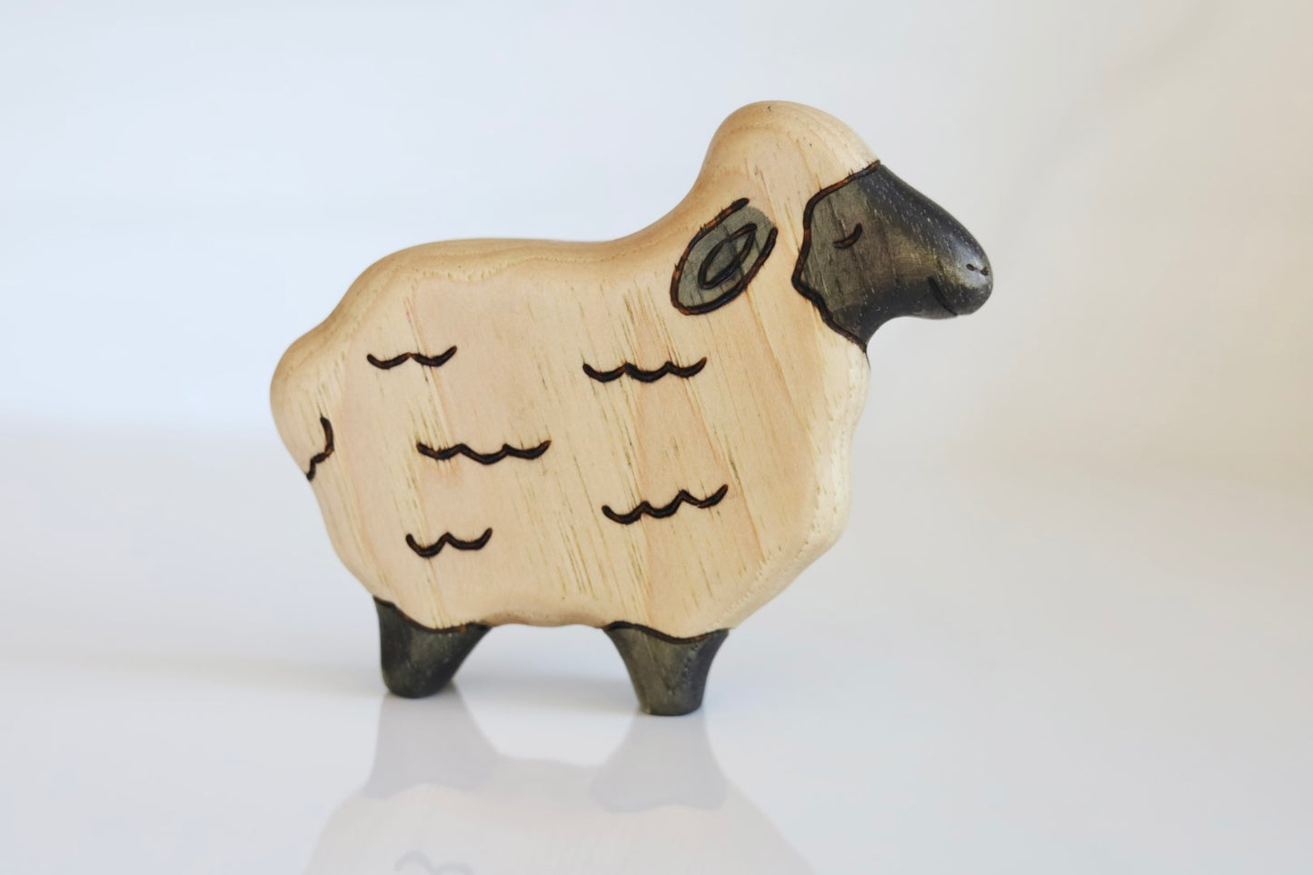 Wooden Sheep Toy
