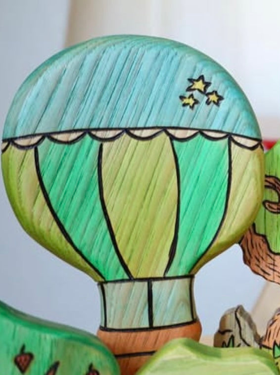 PREORDER - Wooden Hot Air Balloon