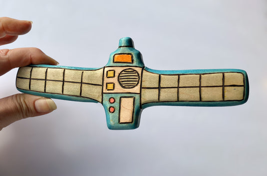 Wooden Space Explorers Satellite Toy