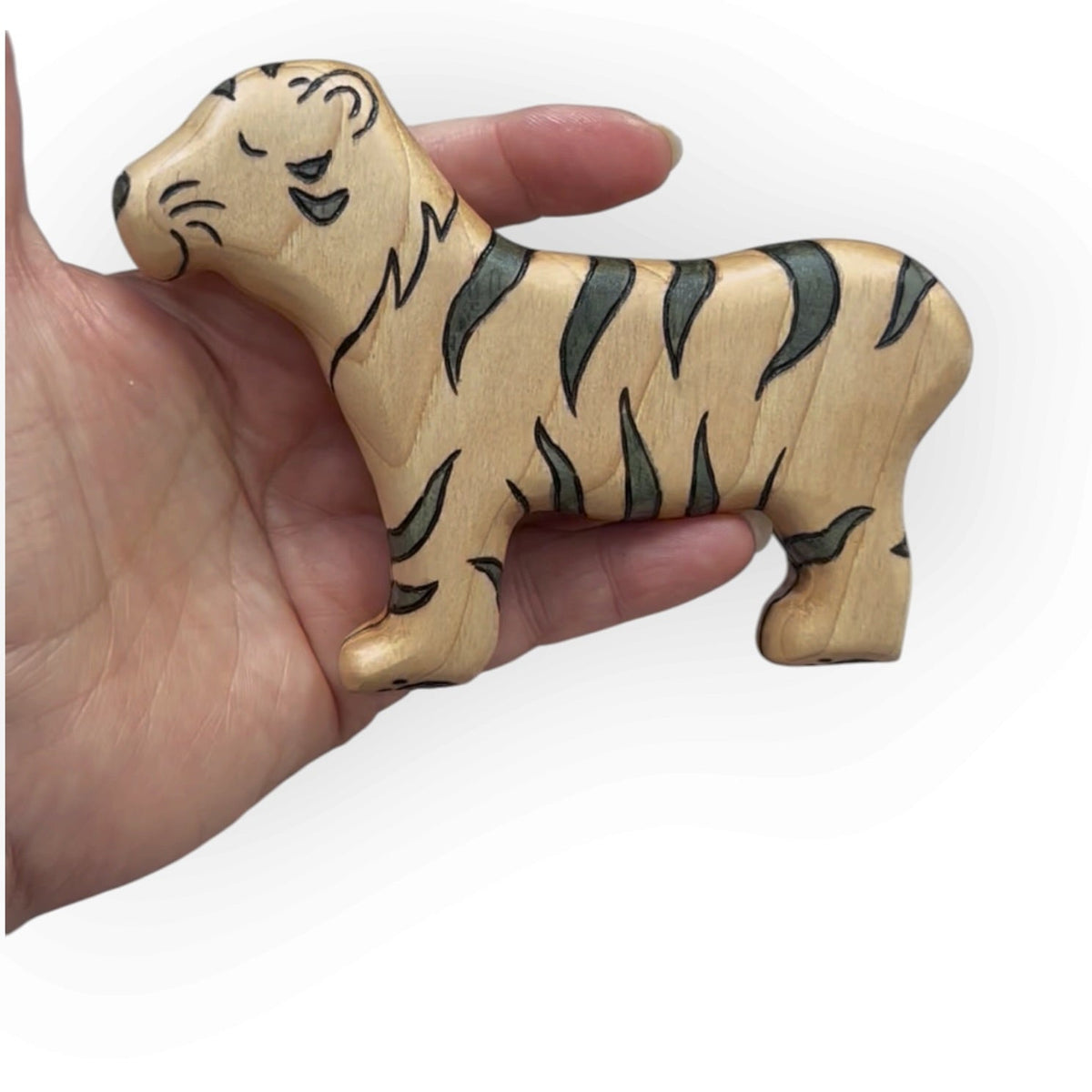 PREORDER - Wooden Tiger Toy