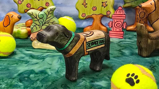PREORDER -  Service Labrador Dog with Harness
