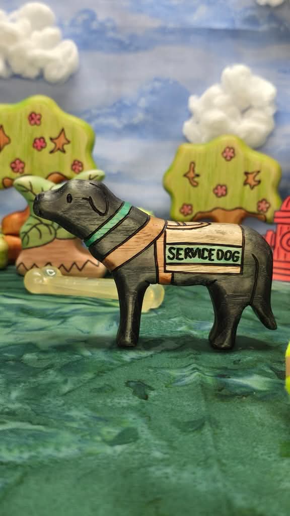 PREORDER -  Service Labrador Dog with Harness