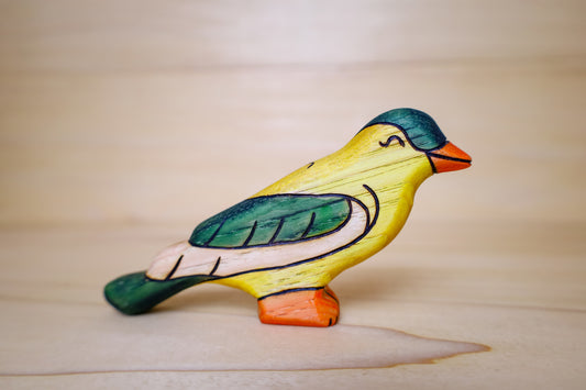 Wooden Goldfinch Toy