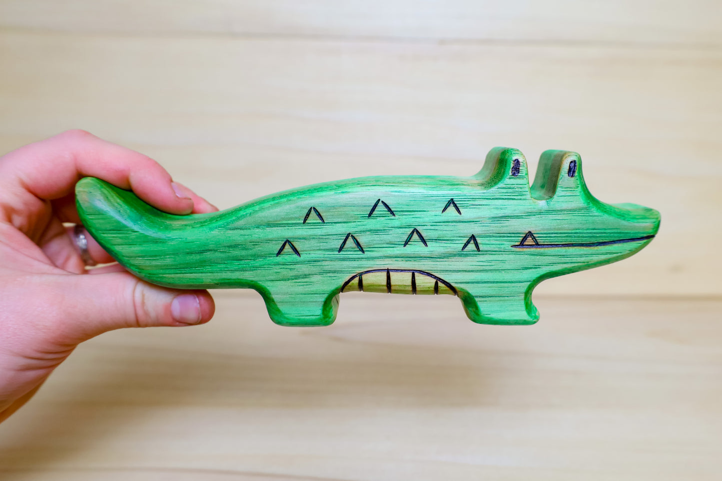 Wooden Alligator Toy