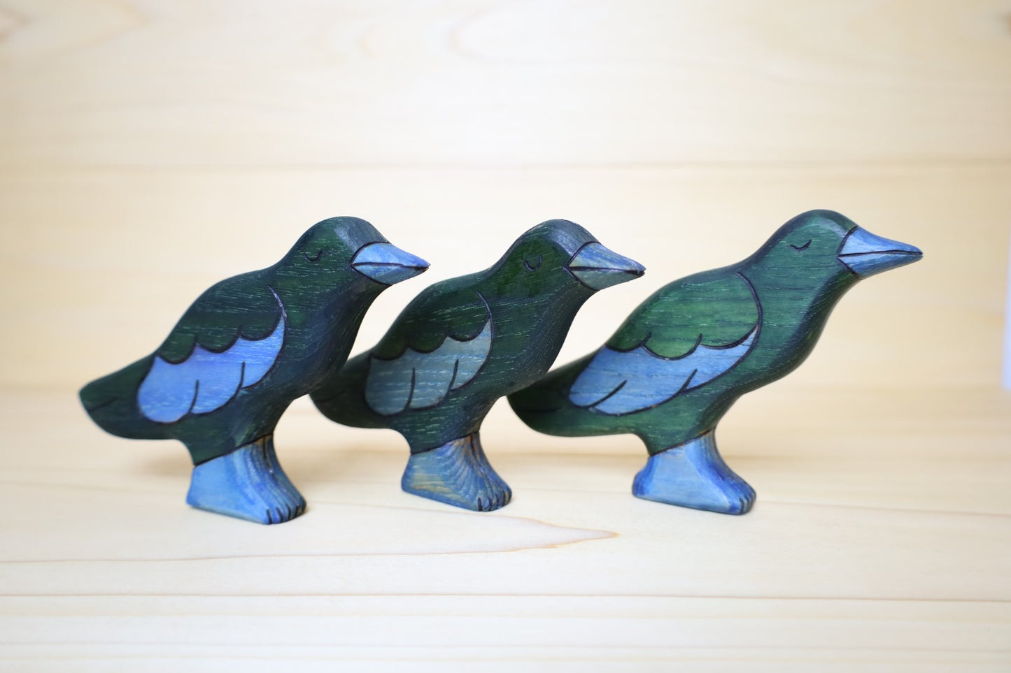 Wooden Raven Toy