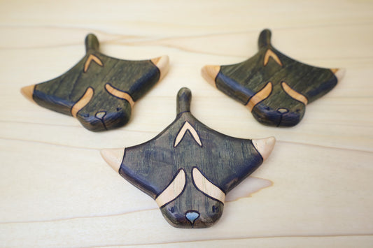 Wooden Giant Manta Ray Toy