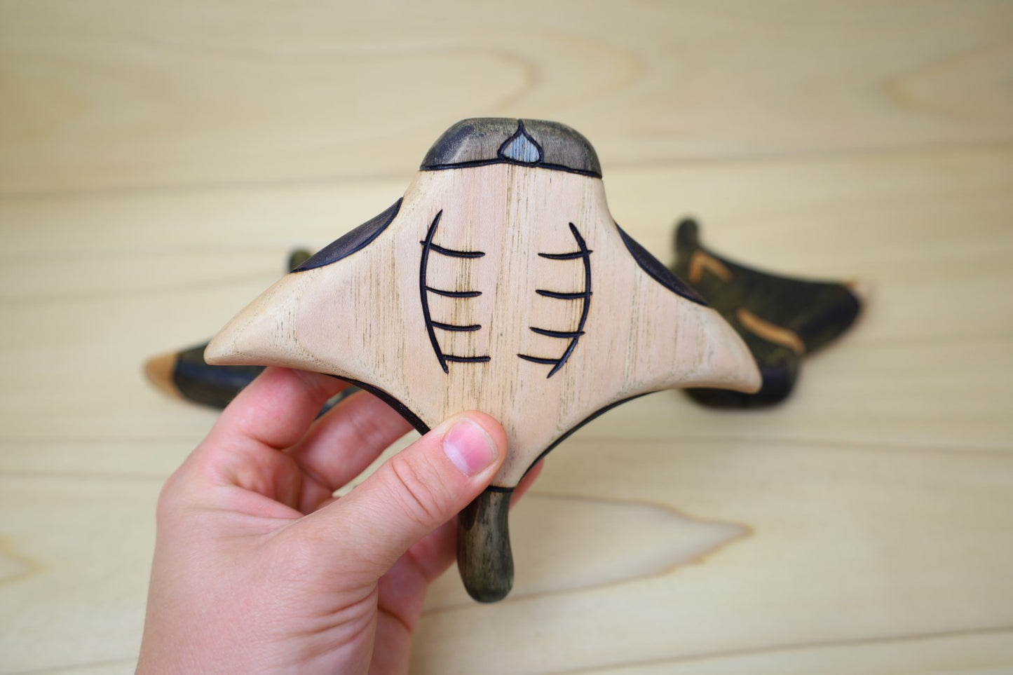 Wooden Giant Manta Ray Toy