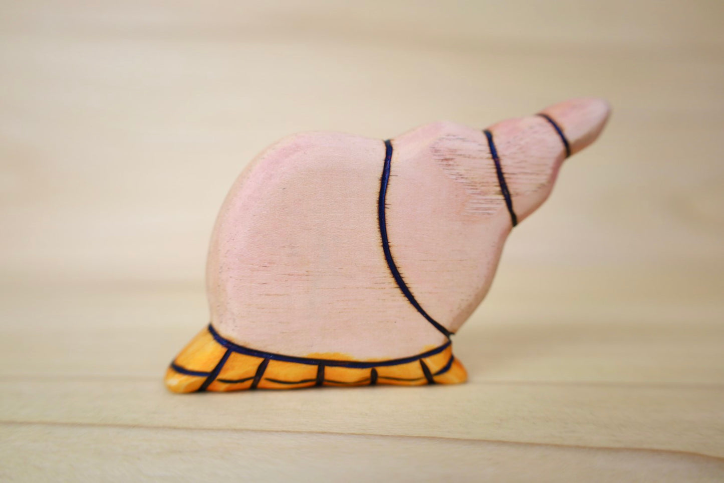 Wooden Hermit Crab Toy