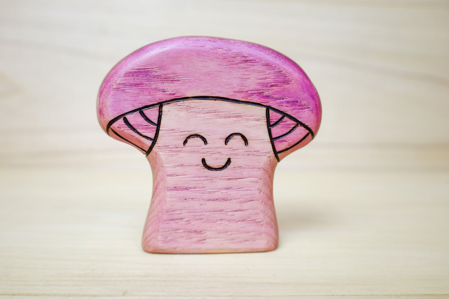 Wooden Mushroom Blewits Toy