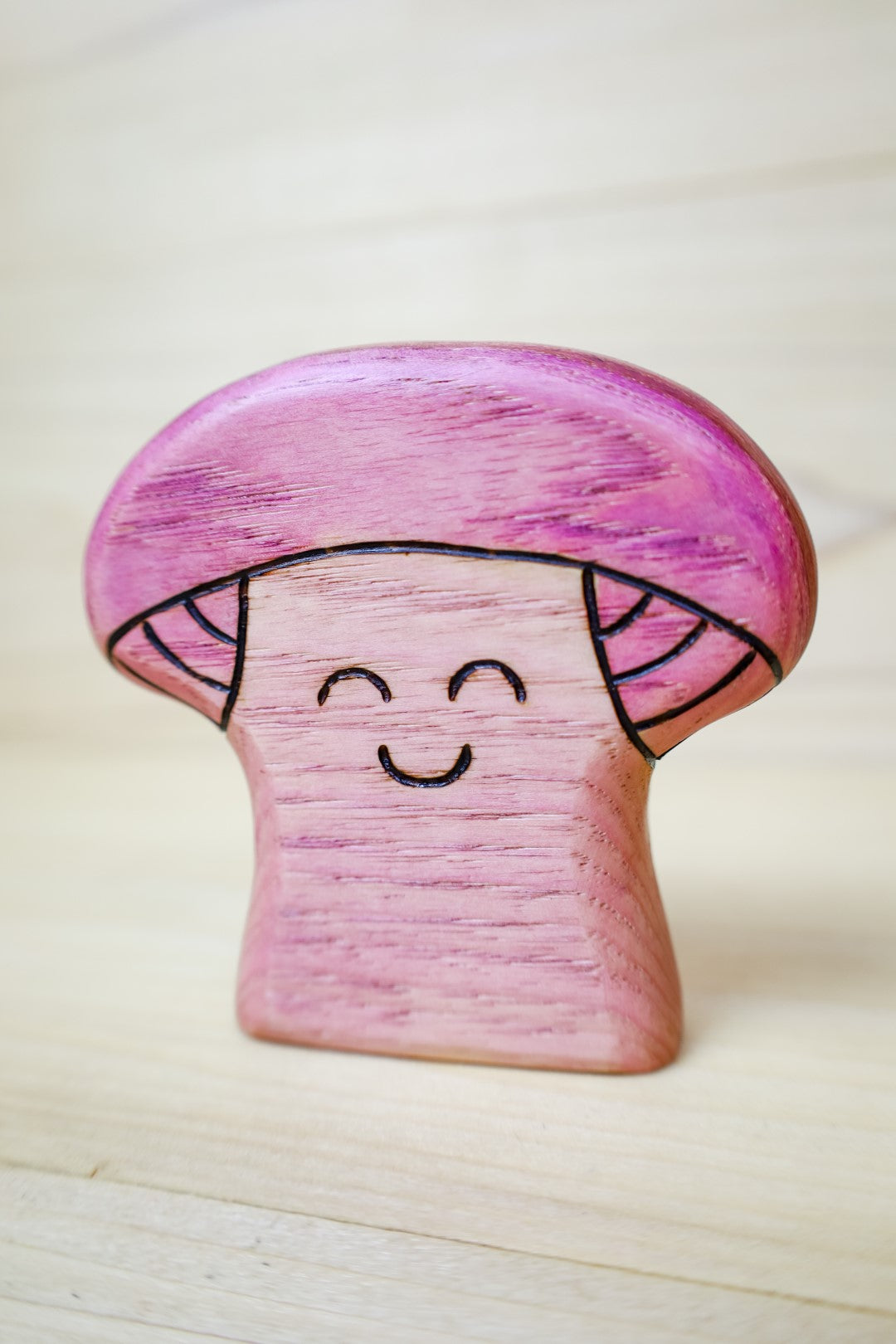 Wooden Mushroom Blewits Toy