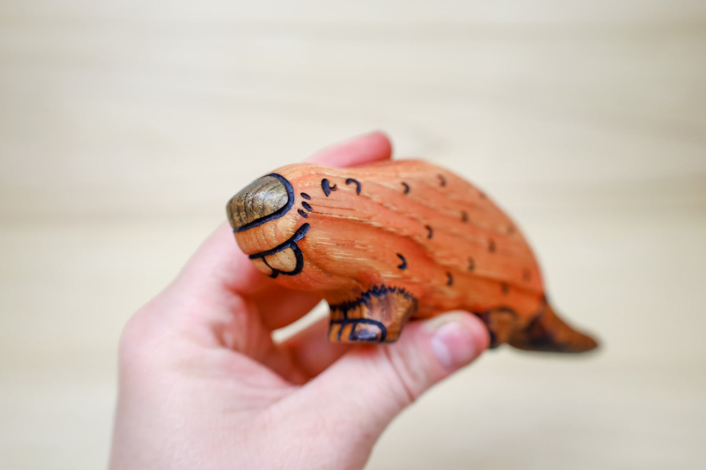 Wooden Beaver Toy
